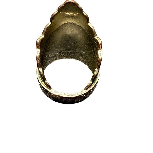 Kendra Scott turquoise and gold ring - size 6 - Picture 2 of 6